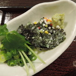 手繰りや 玄治 - 抹茶せいろ薬味