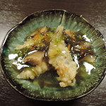 手繰りや 玄治 - ししゃもの柚子あんかけ