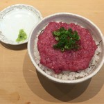 三代目 まる天 - 青森大間本鮪 ミニネギトロ丼