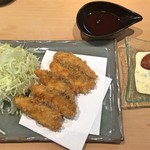 三代目 まる天 - カンパチのパン粉フライ 和風タルタル