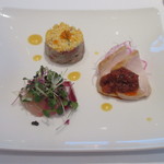 ロルキデ　ブランシュ - 前菜三点盛り