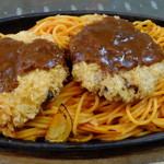 レストラン三好弥 - “スパゲティー カニコロッケ付き”