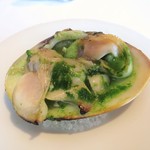 ウシマル - 九十九里産 ハマグリ 韮ソース