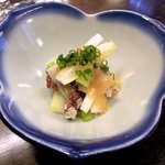 小樽・蕎麦屋・籔半 - 籔半 「シャコぬた」