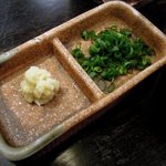 小樽・蕎麦屋・籔半 - 籔半 「雪見豆腐の薬味」