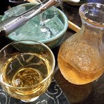 小樽・蕎麦屋・籔半 - 籔半 「八海山梅酒」