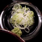 小樽・蕎麦屋・籔半 - 籔半 「せいろの薬味」