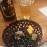 浅草 魚料理 遠州屋 - 「選べる人気の鍋コース」前菜