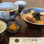 Teuchi Soba Shinanoji - カツ丼セット(ミニざるそば)