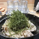 蕎麦とラー油で幸なった。 - 