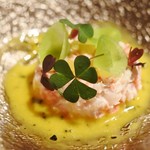 蟹 トリュフ 卵黄