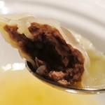 コシモ・プリュス - 鳥取県産 鹿のコンソメ ラビオリ