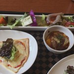 リストランテ ラッフィナート - 前菜 ピザ 小皿