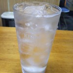 喰うかい - 焼酎の水割り ４００円(税込)(2017年12月30日撮影)