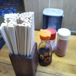 喰うかい - 卓上の様子(2017年12月30日撮影)