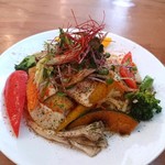 Kafeshou Nanterasu - 季節野菜のペペロンチーノ。お野菜たっぷり♡