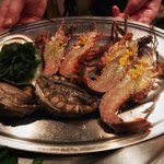 シャカ - 伊勢海老とあわび