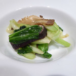 中国料理 北京 - 干し肉とチンゲン菜の炒め