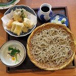 蕎麦 つづら - すずきの天せいろ