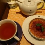 ロクシタンカフェ - ブリュレ ロクシタンと紅茶ブロヴァンスフルーツ