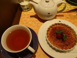 ロクシタンカフェ - ブリュレ ロクシタンと紅茶ブロヴァンスフルーツ