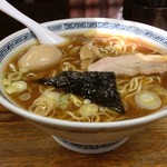 中華そば つけ麺 甲斐 - 定番の味玉中華そば（大）