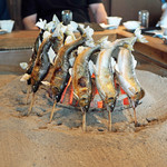 柳家 - 馬瀬川の子持ち鮎、壮観！