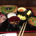 Sawa - 定食全容。結構なボリューム