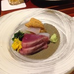 魚菜 ぎやまん - 雲丹 マグロ 烏賊 のお造り(*￣∇￣*)