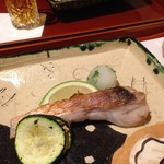 魚菜 ぎやまん - 甘鯛の塩焼き&ズッキーニ(*￣∇￣)ノ