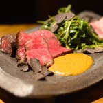 TABLE O TROIS - 近江牛とバウムクーヘン豚3種の盛り合わせ