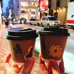 バリスタート コーヒー - カップのシールもかわいい~~