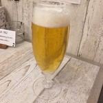 ナノ ビーフガーデン - 生ビール600円