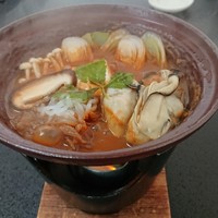 いかだ荘 山上 - 牡蠣土手鍋