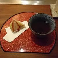 くずし鉄板 あばぐら 神田店 - 苺大福×京都ほうじ茶