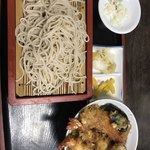 満留賀 - 天丼セット 1100円