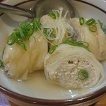 卯の花 - まぐろの餡かけロールキャベツです