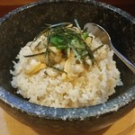 卯の花 - 石焼のあさり飯です