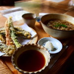 久木野庵 - 野菜天ぷら蕎麦