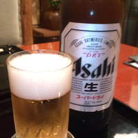 うなぎ割烹 大江戸 - スーパードライ大瓶
