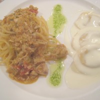 エリオ・ロカンダ・イタリアーナ - ツナスパゲッティ？＋愛媛産カボチャのラビオリ