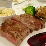 ペンションプチポワ - メイン 福島牛のヒレステーキ