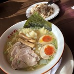 たけや - たけやラーメン(塩)＋洋風チャーハン