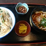 高倉庵 - カキどんぶりランチ