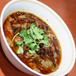 四川食府 - 牛肉の四川風煮込み（１，８００円）２０１７年１２月