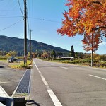 Caffe Felice - 店近くの広域農道に案内看板があります