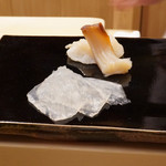 日本橋蛎殻町 すぎた - ミル貝、かわはぎ