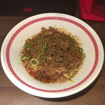 広島式汁なしタンタン麺（シビレ中）