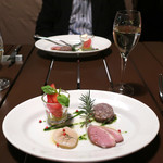 リストランテ ピッツェリア ジャンカルロ トウキョウ - 自家製鴨のハムが美味