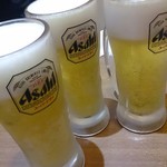 東京イカセンター - スーパードライ生ビール